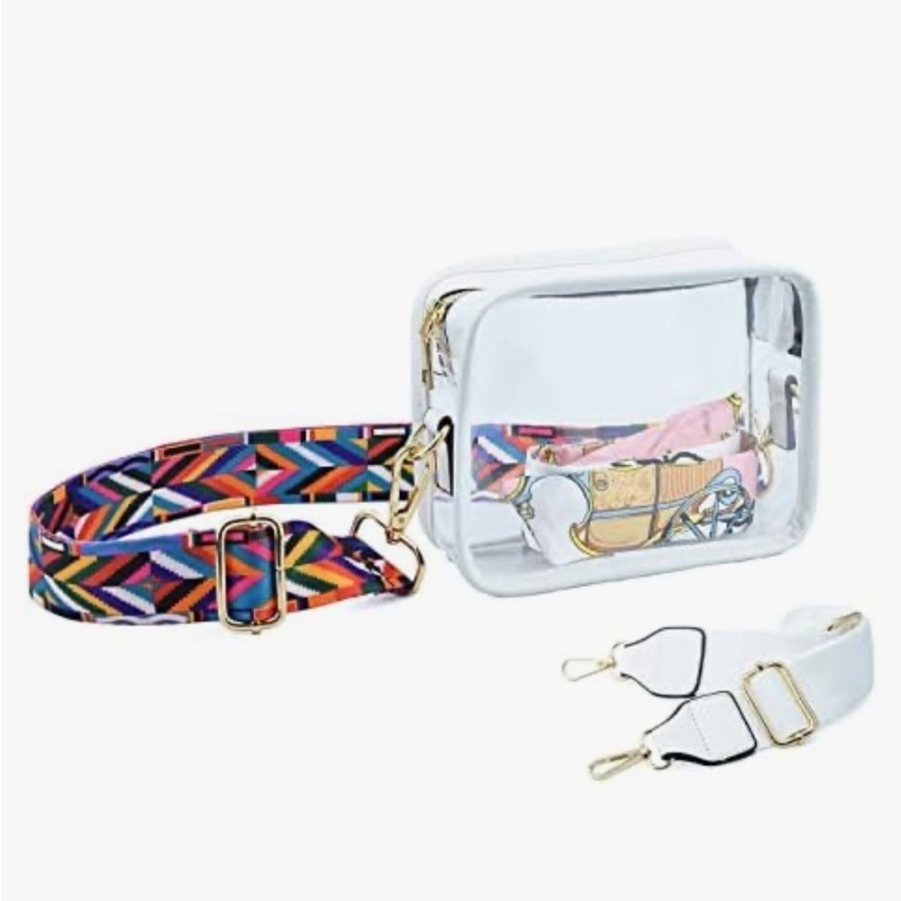 Clear Crossbody Bags, Stadium Approved Transparent Shoulder Bag Handbag new 🆕